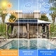 preview thumbnail 63 of 133, EROMMY Hardtop Gazebo,Outdoor Pergola with Double Roof & Netting & Curtains,Heavy Duty Canopy for Patio, Backyard, Pool party
