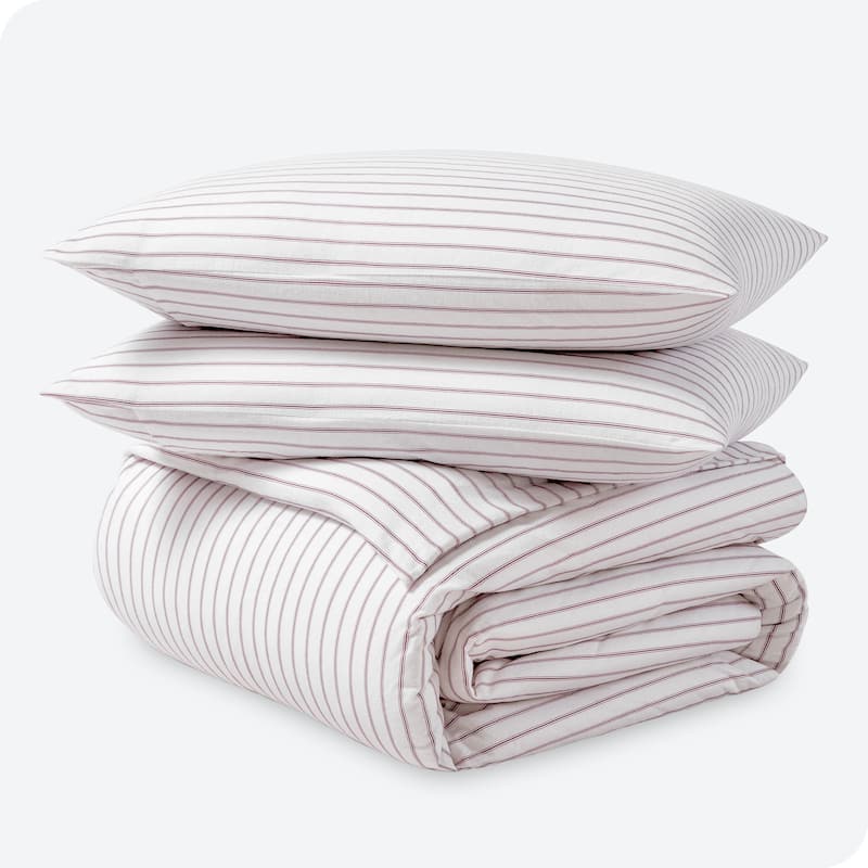 Bare Home Cotton Flannel Duvet Cover and Sham Set