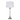 Ruston Brushed Steel Metal Table Lamp