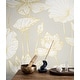 preview thumbnail 27 of 34, NextWall Lotus Floral Peel and Stick Wallpaper