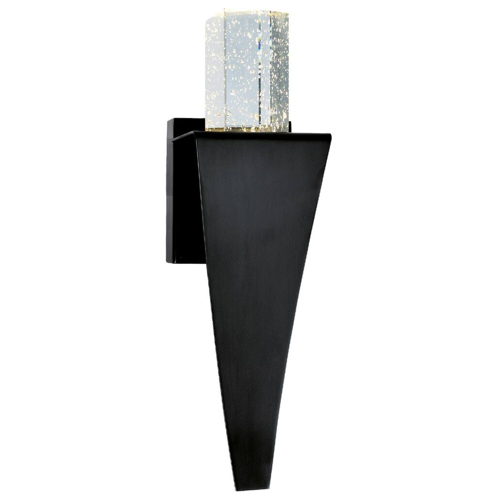 Catania Integrated LED 5in Black Wall Light