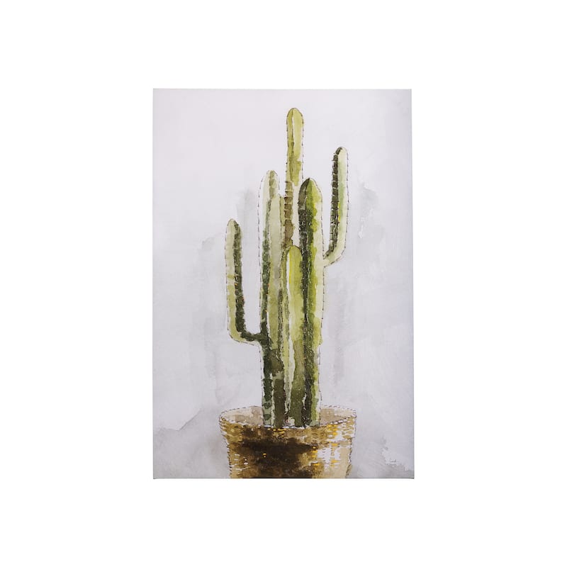 Arid Solitude II (28 x 42) Canvas Art Print - Small