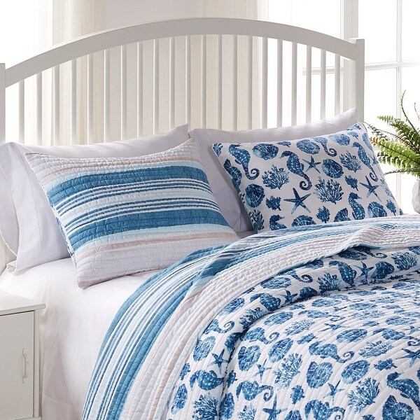 beachy pillow shams