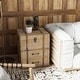 preview thumbnail 17 of 20, COZAYH Vintage Nightstand with Buckle Hinged Top, Linen Accent End Side Table for Living Room, Rectangle, Grey
