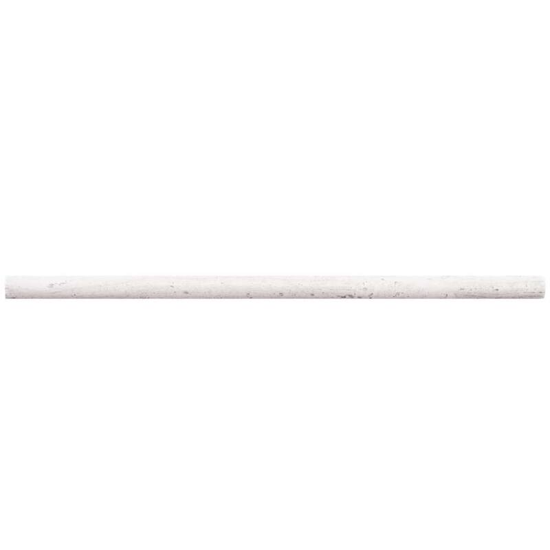 Santorini 0.5in x 12in Marble Pencil Wall Tile