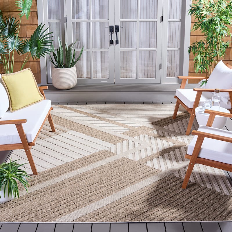 SAFAVIEH Global Hudaye Indoor /Outdoor Modern Rug
