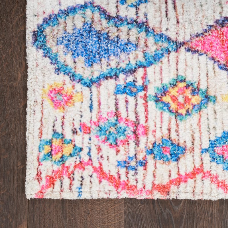 Nourison Rosedale Moroccan Berber Tribal Washable Kitchen Rug