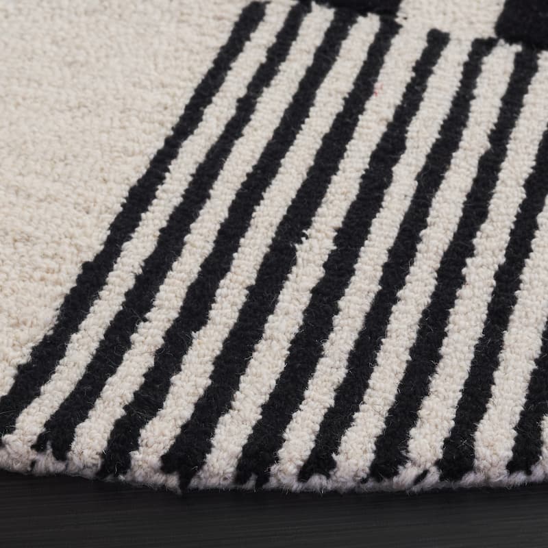SAFAVIEH Handmade Genre Kiek Checkered Wool Rug