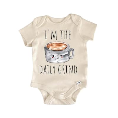 Coffee Latte Caffeine - Baby Boy Girl Clothes Infant Bodysuit Funny Cute Newborn