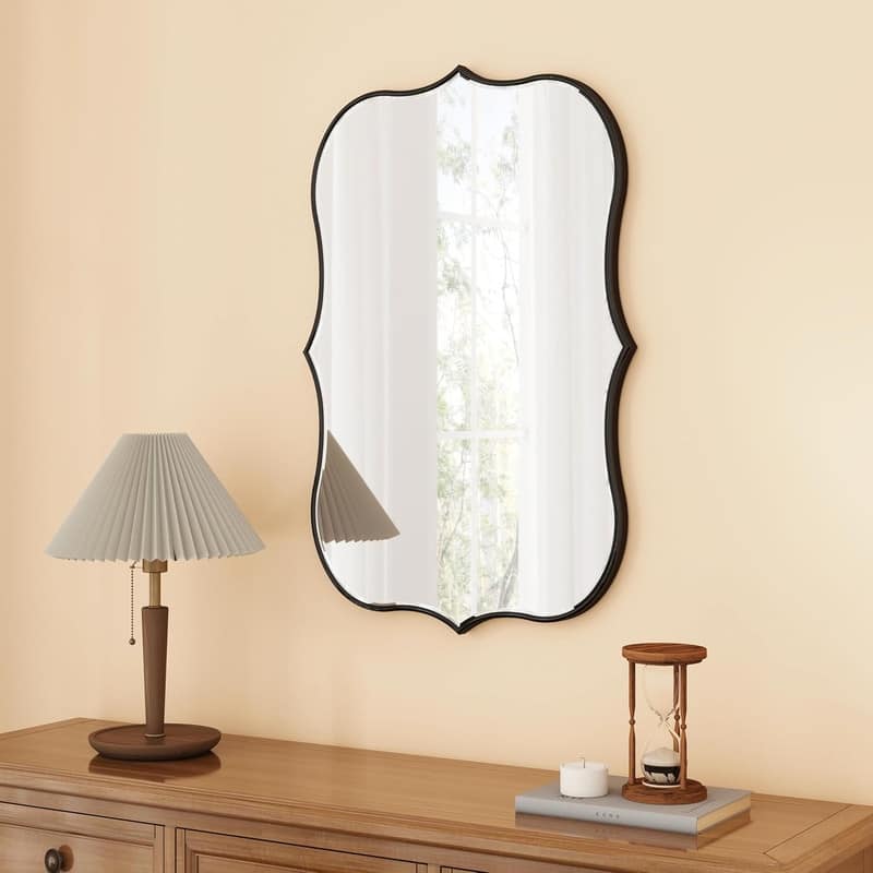 Asymmetrical Gold Antique Bronze Accent Wall Mirror - 23.62"×35.4"