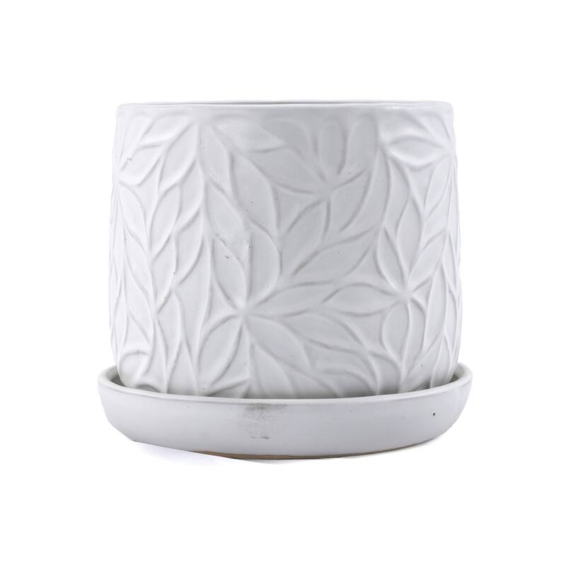 Modern Ceramic Flowerpot (Set of 2)