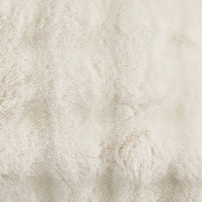 Plush Faux Fur Throw Pillow - Ultra-Soft Textured Accent for Sofa, Bed & Cozy Layered Styling