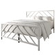 preview thumbnail 6 of 19, CraftPorch Classic Geometric Slat Metal Platform Bed