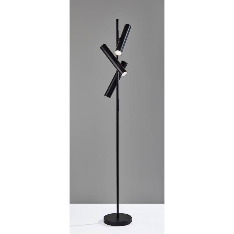 Greer LED Floor Lamp - Black