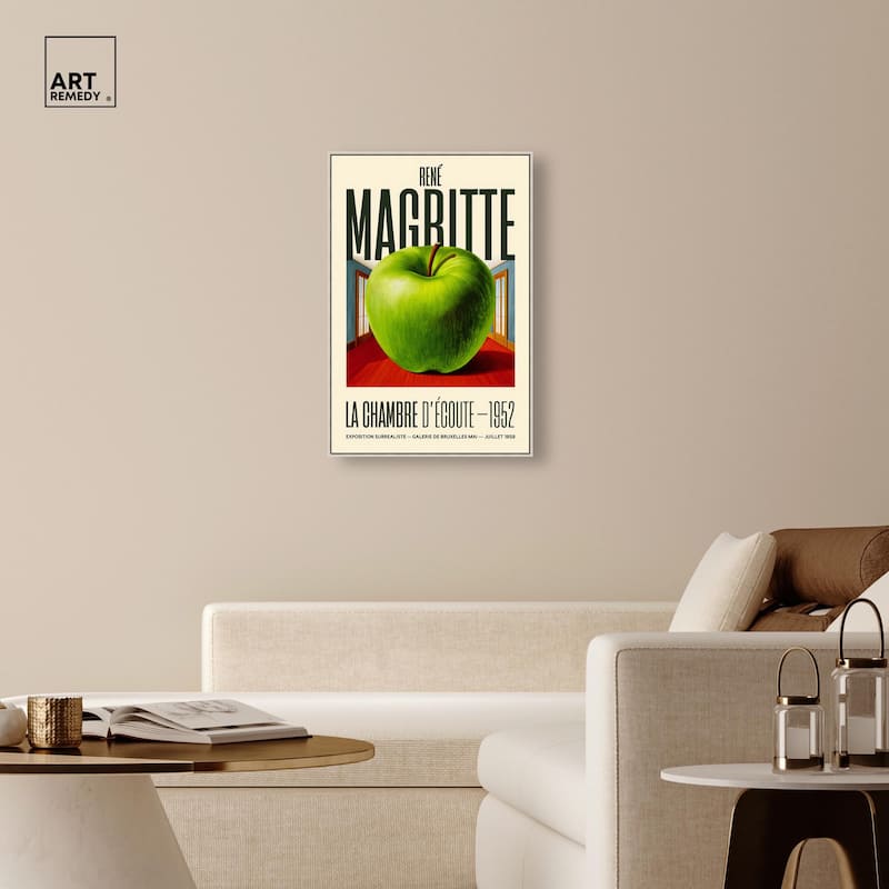 Magritte's Apple Room Canvas by Art Remedy