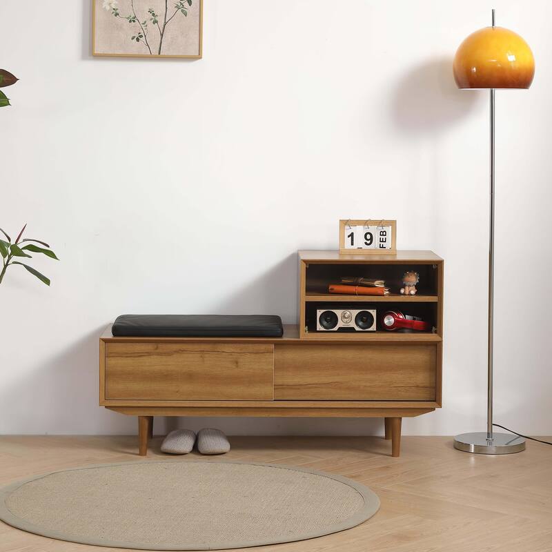 Halway Bench CABINET IN OAK COLOR