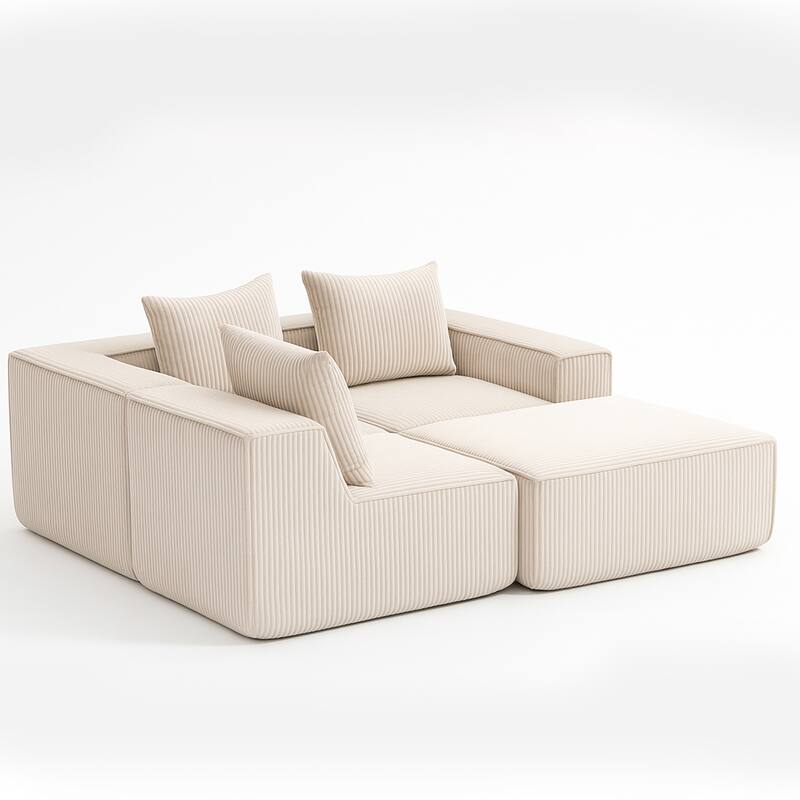 Multi Person Modular Compression Sofa That Can Be Freely