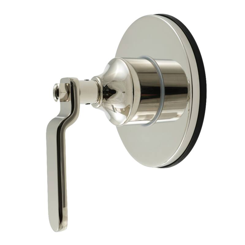 Whitaker Single-Handle Three-Way Diverter Valve with Round Trim Kit - Polished Nickel