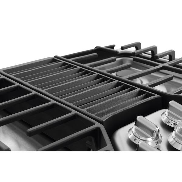 Shop Frigidaire Rc30dg60ps 30 4 Burner Gas Cooktop With Built In