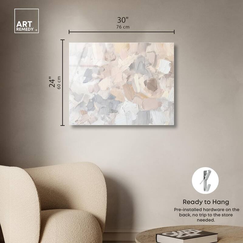 Soft Colors Fade I Acrylic by Art Remedy, Ready to Hang