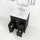 preview thumbnail 24 of 37, 24-Inch Bathroom Vanity with Ceramic Sink - 24" x 18" x 34"