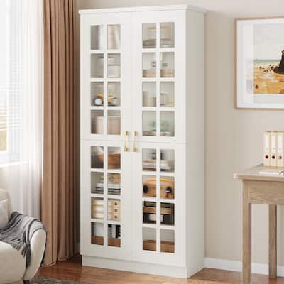 Modern Kitchen Storage Cabinet Pantry Cabinet with Doors