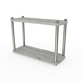 LuxeStone Two Layer Diatomite Bathrooms and Kitchens Quick Drying Organizer&Storage Tray - Gray - 11"