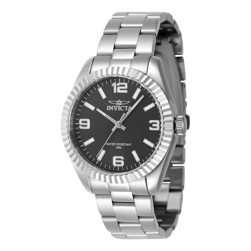 Invicta Men's 47463 Specialty Quartz 3 Hand Gold, Silver, Black Dial Watch