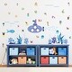 preview thumbnail 2 of 4, Walplus Ocean World Learning Alphabet Letters Wall Sticker Nursery Decor