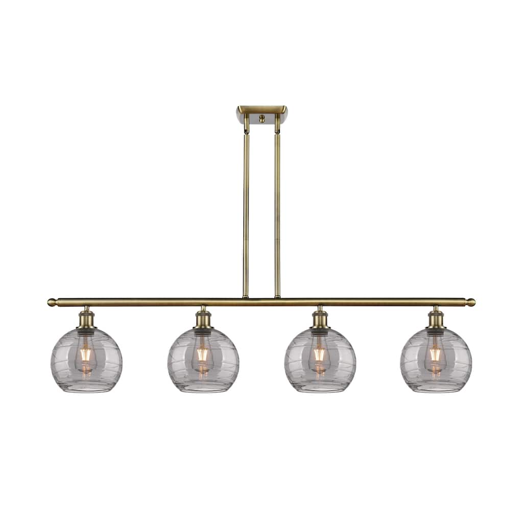 Innovations Lighting 516-4I 10 48 Athens Deco Swirl Chandelier Athens