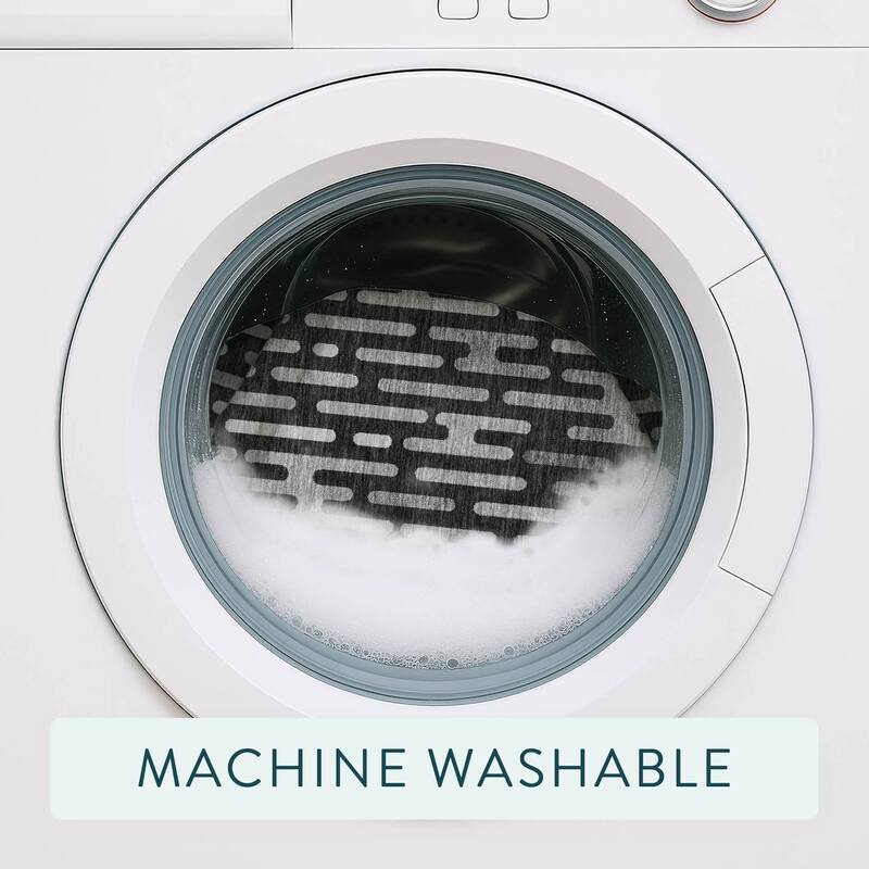 Machine Washable Indoor/ Outdoor Modern Kingman Chantille Rug