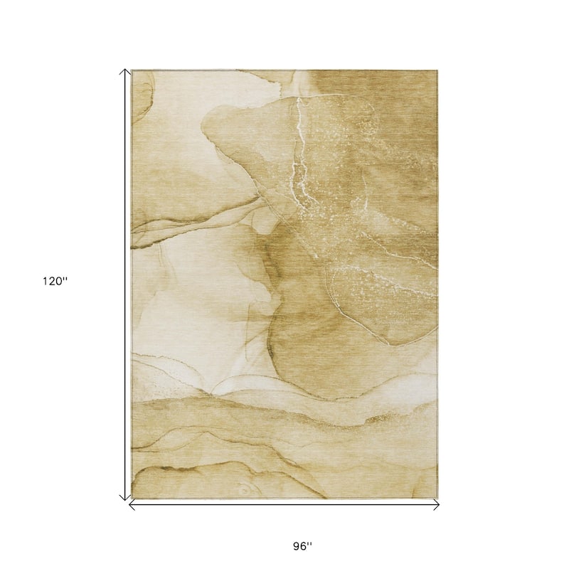 Elfi Artistic Abstract Weather Resistant Timeless Fusion Outdoor Rug
