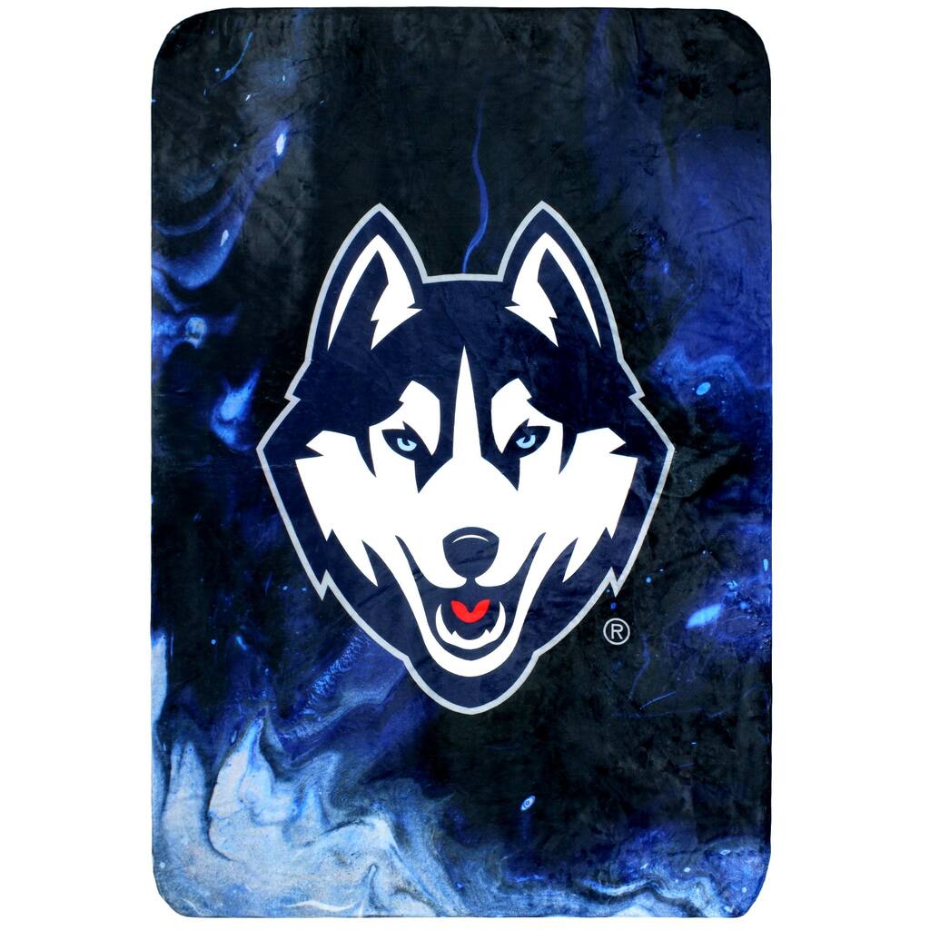 UConn Huskies Sublimated Soft Throw Blanket