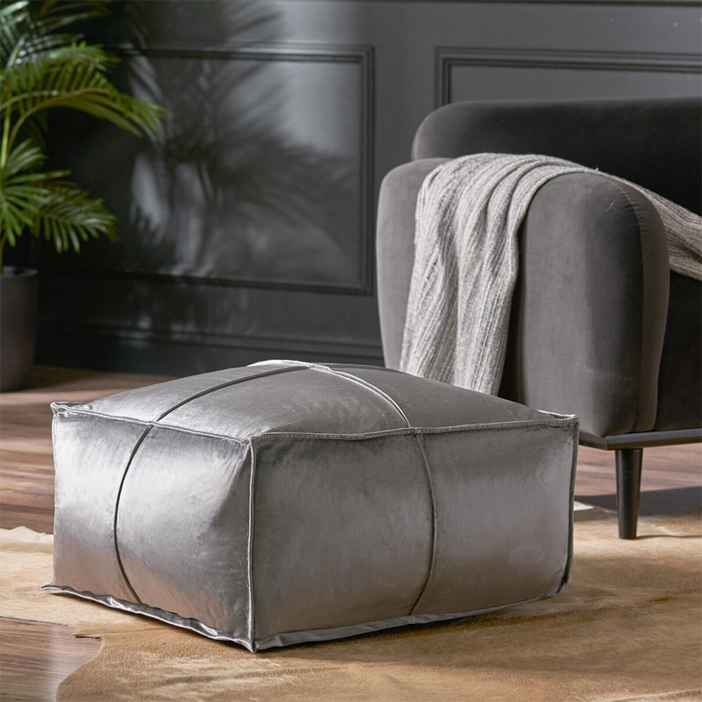 Square bean bag cheap ottoman