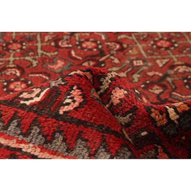 ECARPETGALLERY Hand-knotted Andelz Red Wool Rug - 3'7 x 9'6