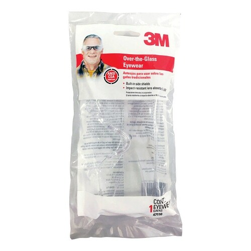 3M 47110-WV10 Multi-purpose Safety Glasses, Clear