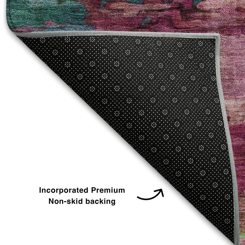 Premium Washable Super Soft Abstract Ombre Mayfield Rug