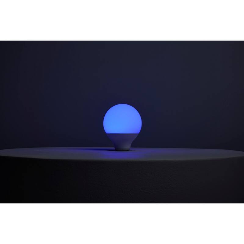 Starfish 10 Watt LED G25 2700K-5000K RGBTW Medium Base 120 Volt - White