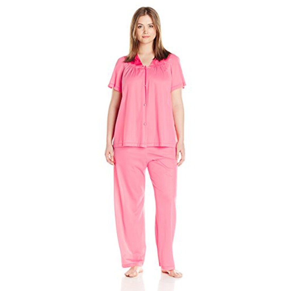 Vanity Fair Women S Coloratura Sleepwear Short Sleeve Pajama Set 90107 Overstock 19813222 Summer 2019 pajamas women cute french bulldog print 2 pieces set short sleeve elastic waist cotton check here: vanity fair women s coloratura sleepwear short sleeve pajama set 90107