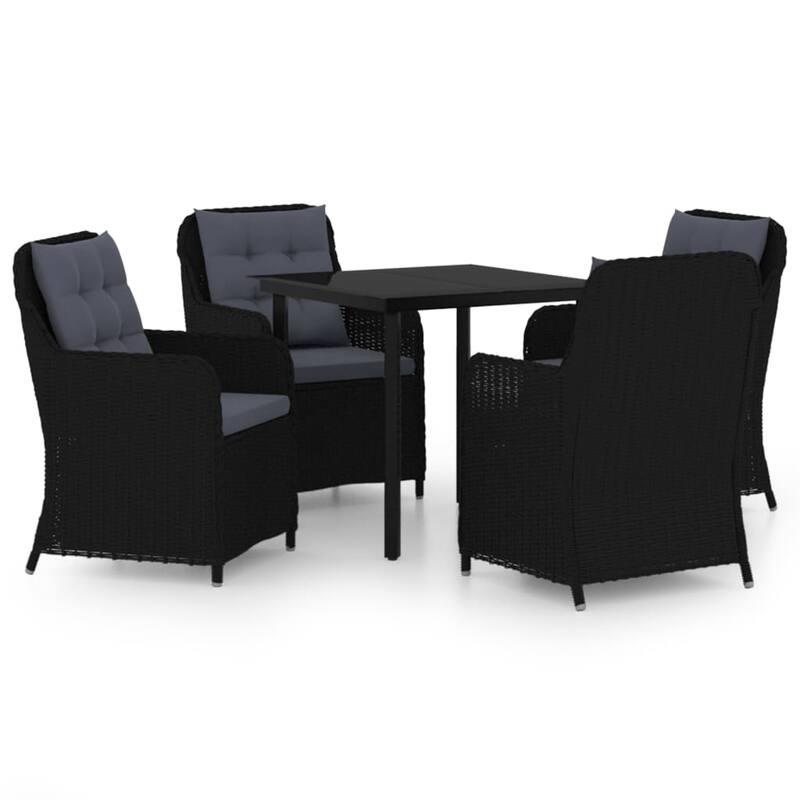 vidaXL Patio Dining Set Outdoor Dining Set Table and Chair Set for Garden