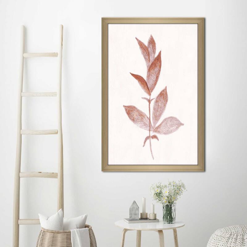 "Red Leaf II" by Tava Studios Print on Acrylic