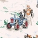 preview thumbnail 4 of 2, Cath Kidston Tractor Multi Wallpaper