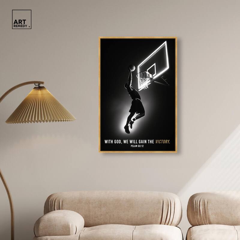 We Will Gain the Victory Canvas by Art Remedy