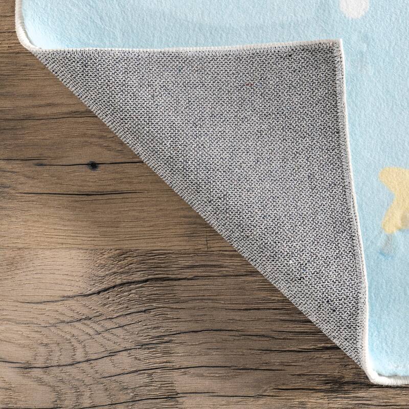 Nuloom Aloisia SpinClean Bunny Machine Washable Area Rug
