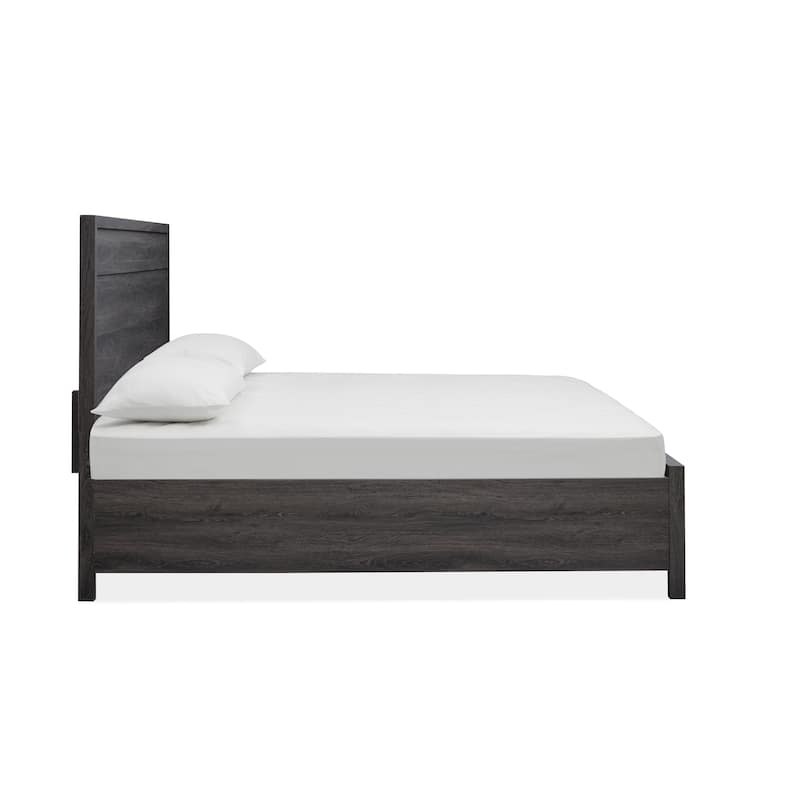 Magnussen Home Merrifield Raisin Black Panel Storage Bed