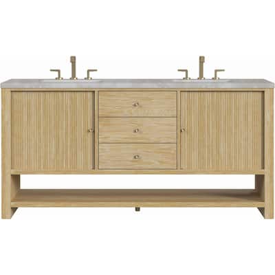 James Martin Vanities D404-V72-3VSL Marigot 72" Double Basin Wood