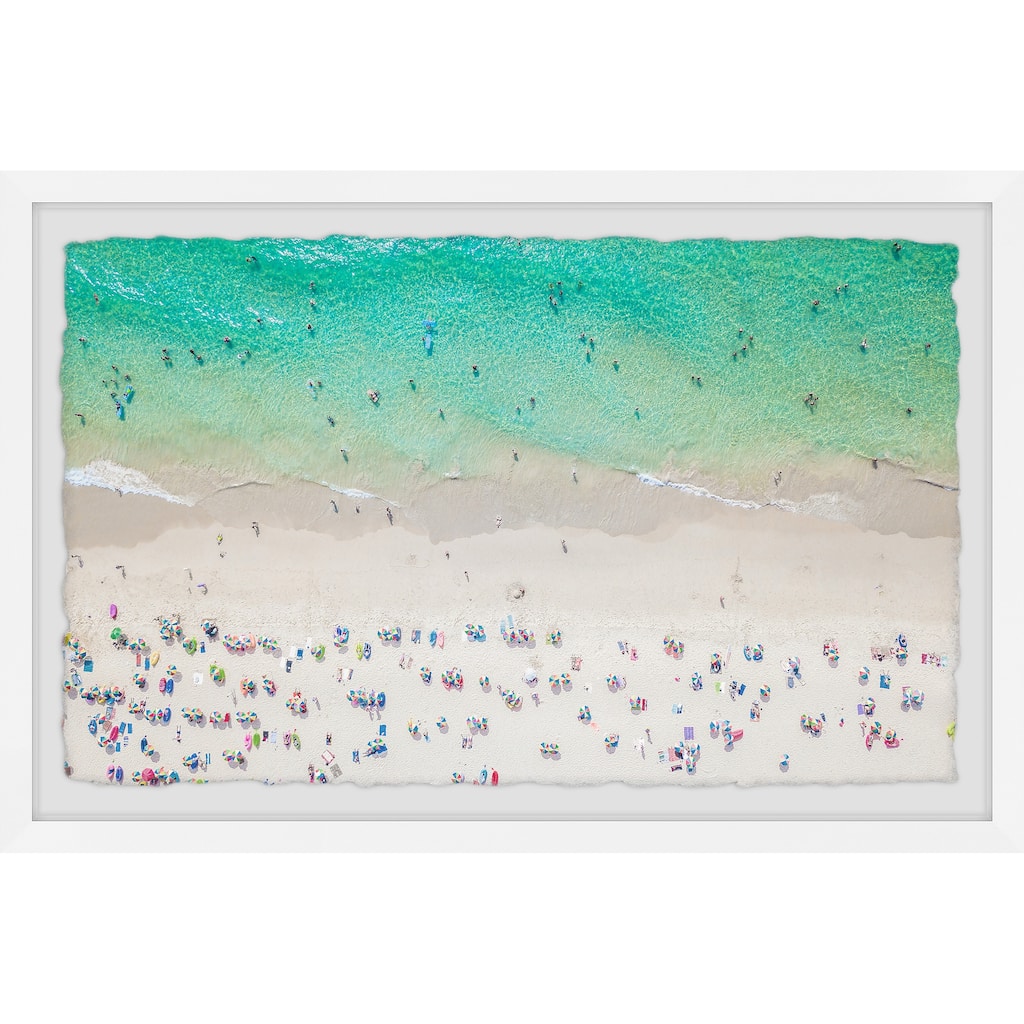 'Beach Destination' Framed Painting Print
