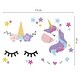 preview thumbnail 5 of 4, Walplus Sleepy Magical Unicorns Children Wall Sticker Nursery Decor