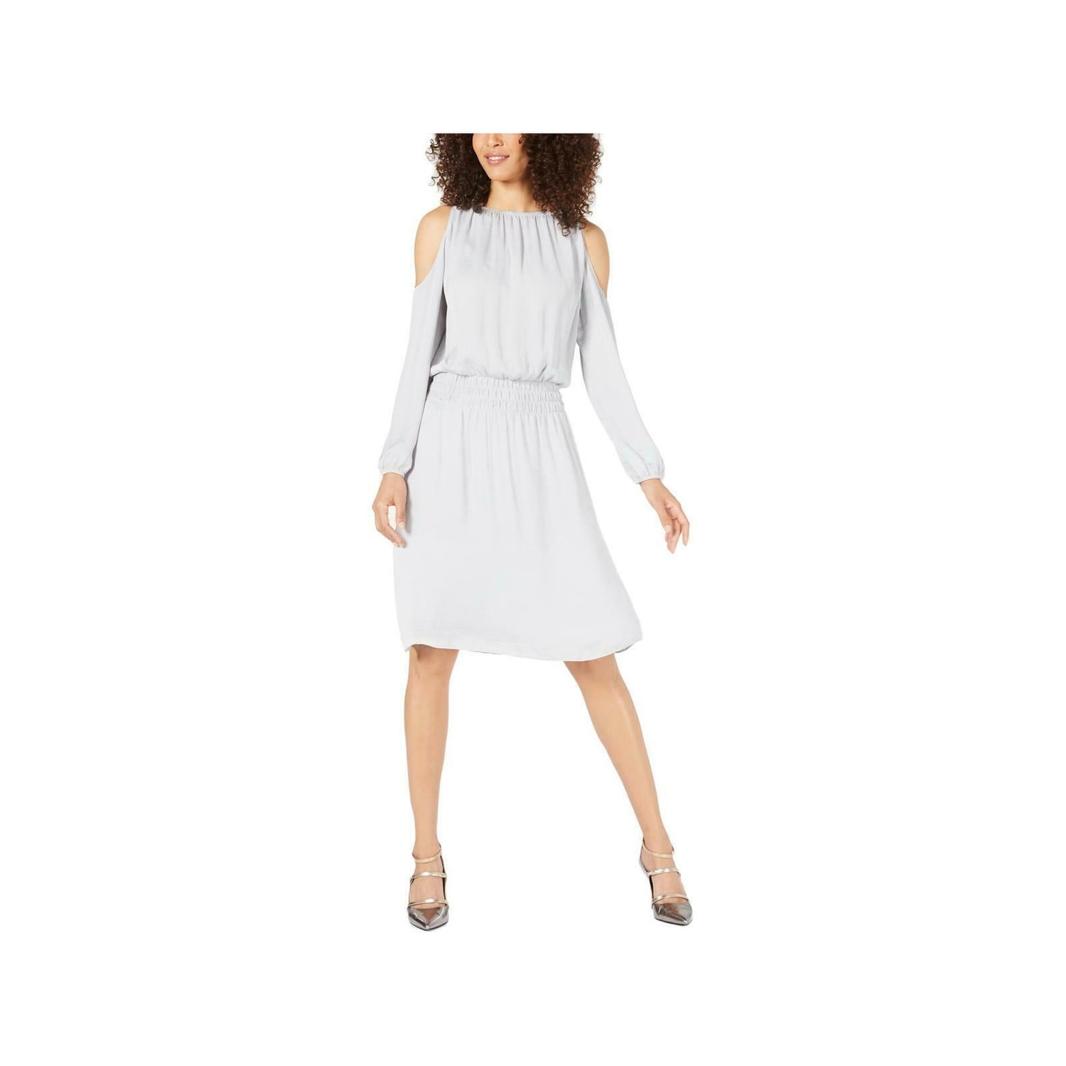 long sleeve below the knee dress