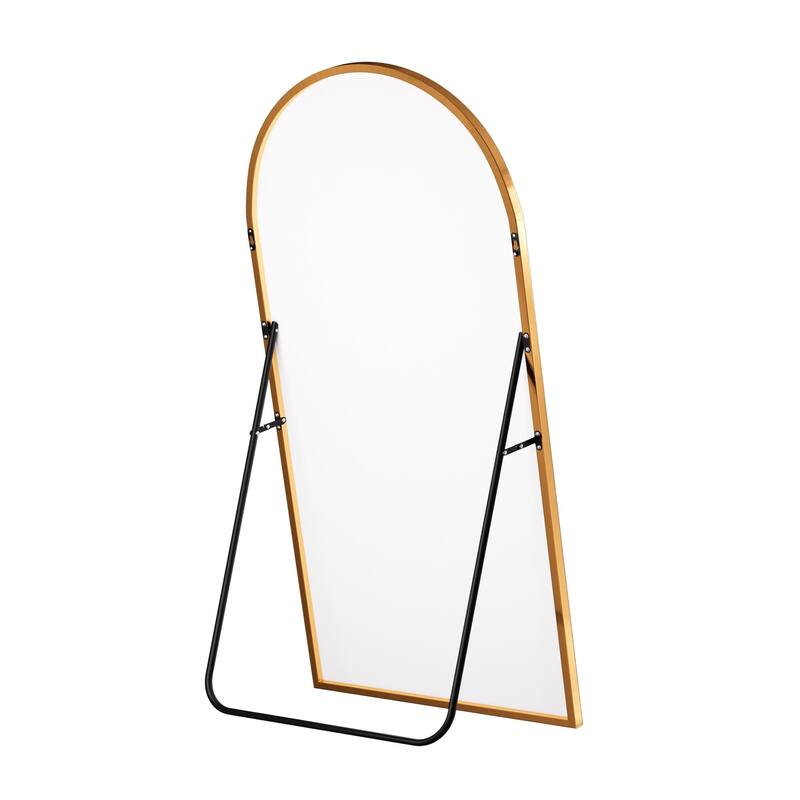 Aluminum Alloy Fine Edge Right Angle Full Length Mirror